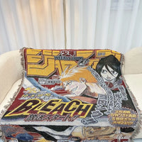 Anime Dragon Ball One Piece Cotton Thread Textile Blanket Casual Blanket Bedhead Blanket Decoration Sofa Cover Decorative Carpet